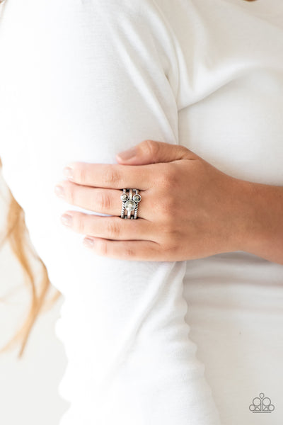 Head In The Stars Silver Ring