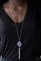 Malibu Mandala Purple Necklace