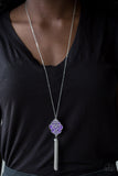 Malibu Mandala Purple Necklace