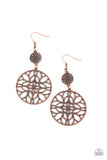 Mandala Eden Copper Earrings