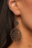 Mandala Eden Copper Earrings