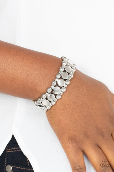 Metro Magnetism Silver Bracelet