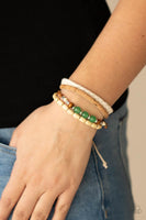 Natural Born Navigator Green Bracelet