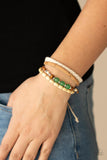 Natural Born Navigator Green Bracelet