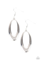 OVAL the Hill Silver Earrings