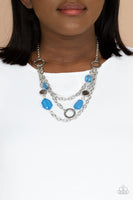 Oceanside Spa Blue Necklace