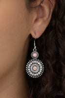 Opulent Outreach Pink Earrings