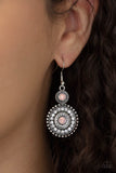 Opulent Outreach Pink Earrings