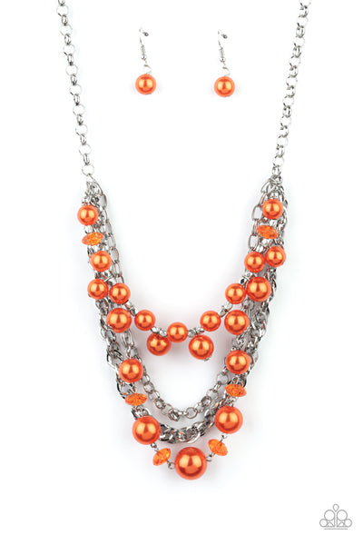 Rockin Rocklette Orange Necklace