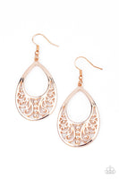 Stylish Serpentine Rose Gold Earrings