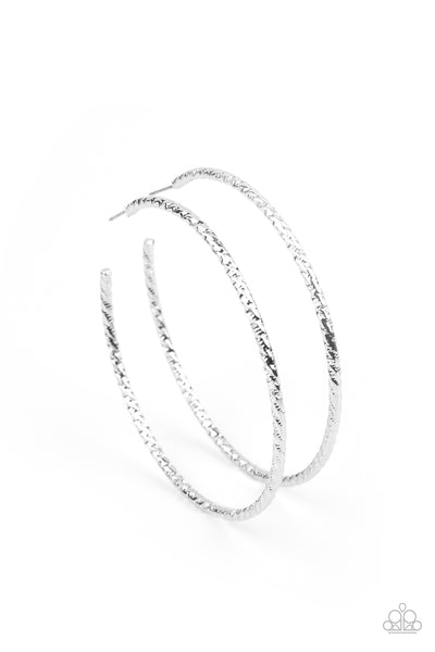 Voluptuous Volume Silver Hoop Earrings