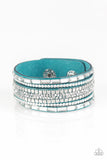 Rebel In Rhinestone Blue Bracelet
