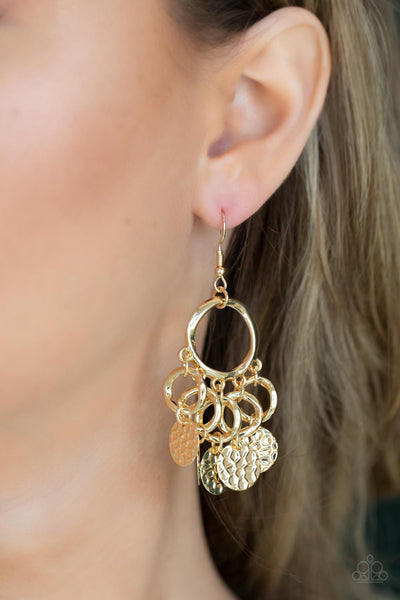 Partners In Chime Gold Earrings