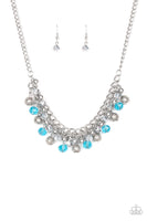 Party Spree Blue Necklace