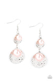 Pearl Dive Pink Earrings