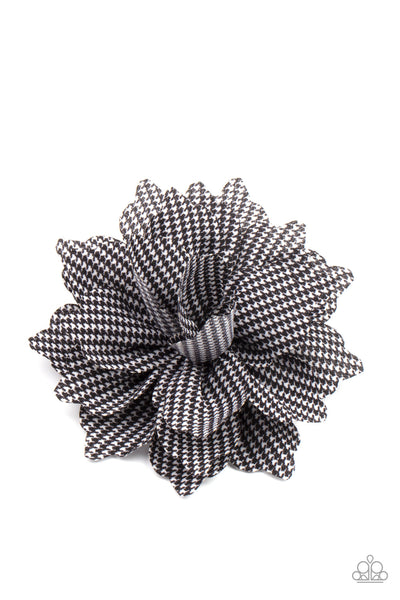 Plaid Prairies Black Hair Clip