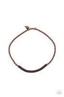 Plainly Primal Brown Necklace