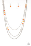 Pretty Pop-tastic! Orange Necklace