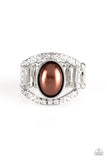 Radiating Riches Brown Ring