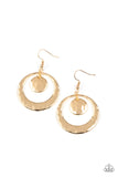 Rounded Radiance Gold Earrings