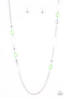 SHEER As Fate Orange Necklace