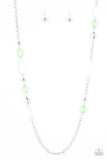 SHEER As Fate Orange Necklace