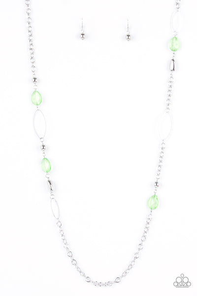 SHEER As Fate Orange Necklace