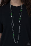 SHEER As Fate Orange Necklace
