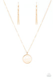 Shimmering Seashores Gold Necklace