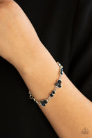 Social GLISTENING Blue Bracelet