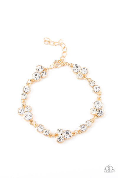 Social GLISTENING Gold Bracelet