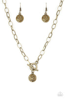 Sorority Sisters Brass Necklace