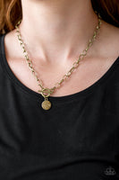 Sorority Sisters Brass Necklace