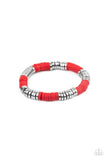 Stacked In Your Favor Red Bracelet