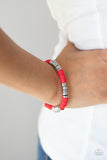 Stacked In Your Favor Red Bracelet