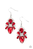 Stunning Starlet Red Earrings