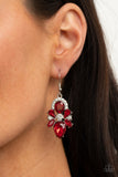 Stunning Starlet Red Earrings