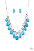 Take The COLOR Wheel Blue Necklace