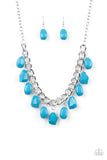 Take The COLOR Wheel Blue Necklace