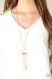 Terra Tassel Gold Necklace