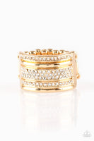 Top Dollar Drama Gold Ring