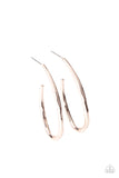 Totally Hooked Rose Gold Earrings