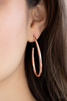 Totally Hooked Rose Gold Earrings