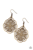 Tour de Taj Mahal Brass Earrings