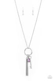 Unlock Your Sparkle Purple Necklace