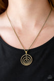 Upper East Side Brass Necklace