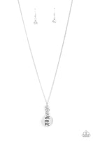 Words to Live By Silver Necklace